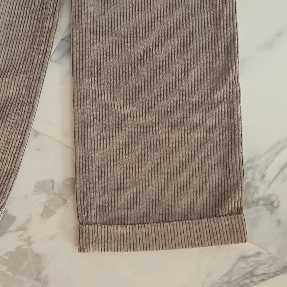 COS Wide-Leg Corduroy Pants - Light Gray, 34, VGUC, Quiet Lux, Chic - Picture 3 of 6